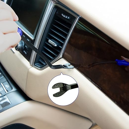 Extractor de capse pentru tapiterie, Zola®, plastic si metal, lungime 22.5 cm, albastru Extractor de capse pentru tapiterie, Zola®, plastic si metal, lungime 22.5 cm, albastru